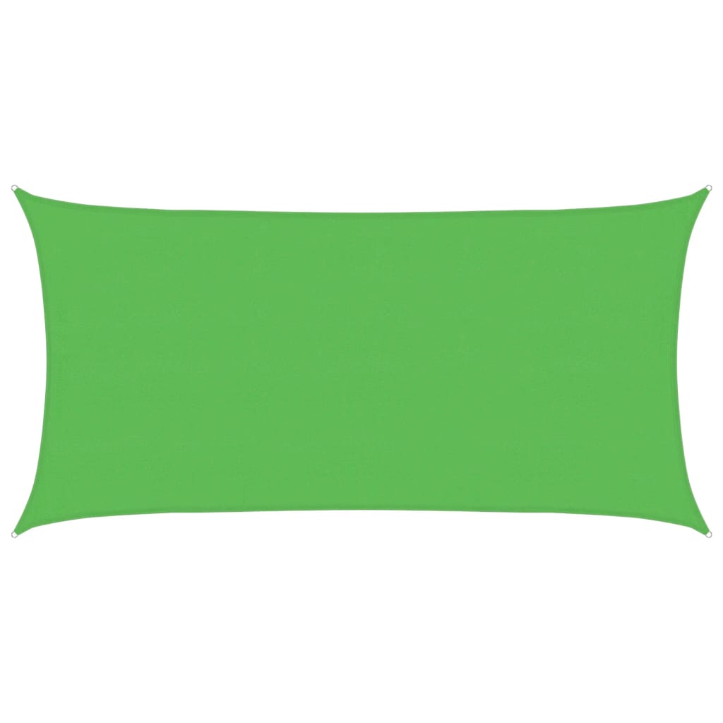 vidaXL StĂ­nicĂ­ plachta 160 g/mÂ˛ svÄ›tle zelenĂˇ 4 x 7 m HDPE
