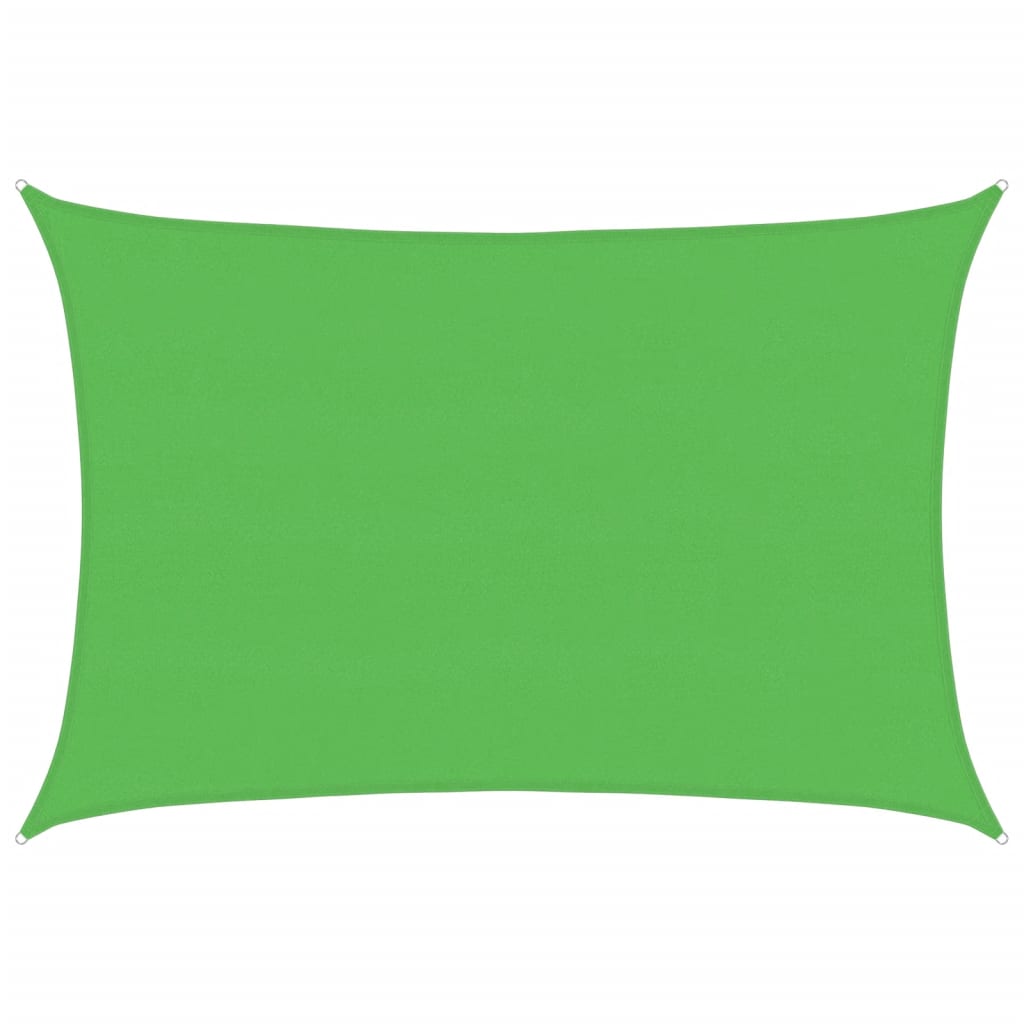 vidaXL StĂ­nicĂ­ plachta 160 g/mÂ˛ svÄ›tle zelenĂˇ 5 x 6 m HDPE