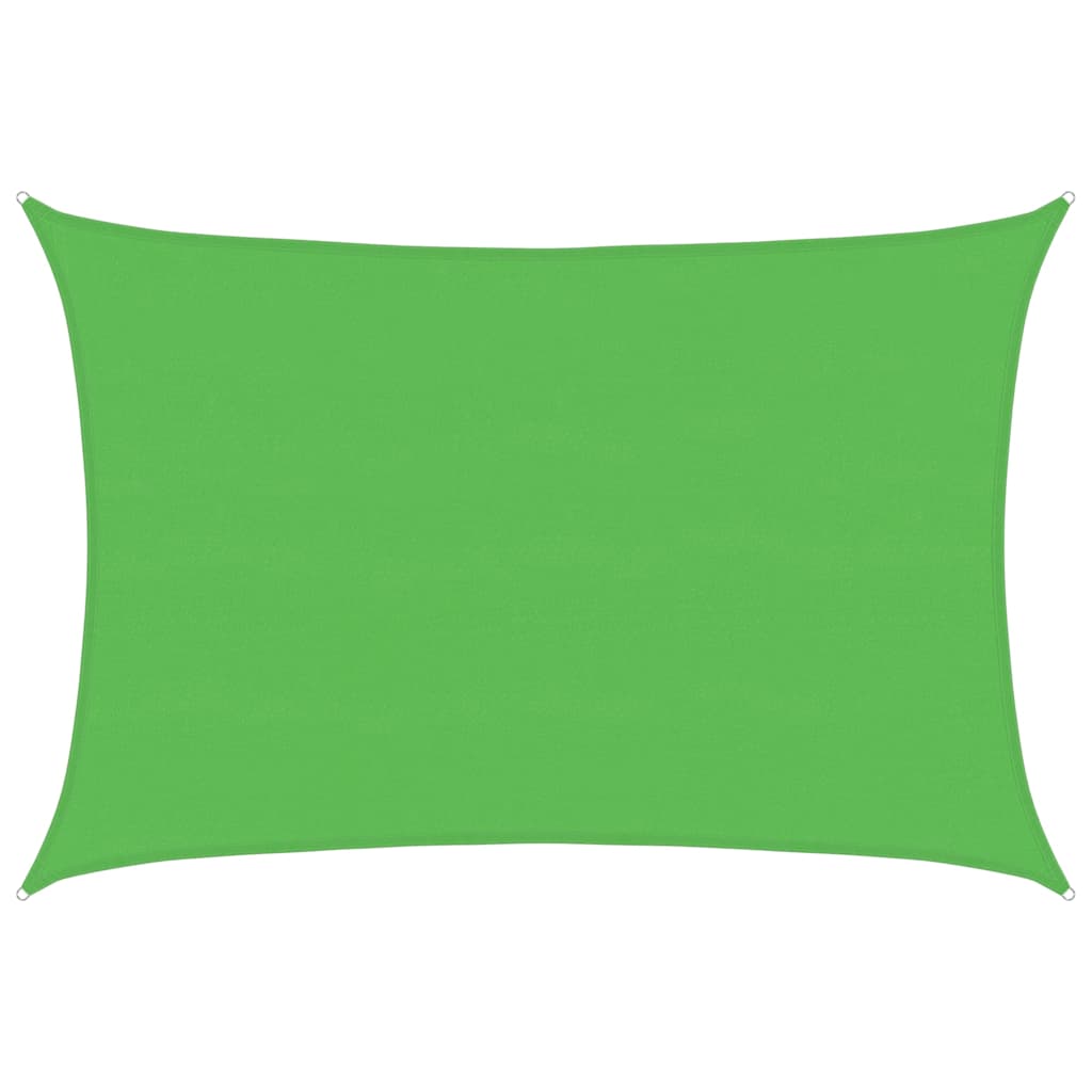 vidaXL Tieniaca plachta 160 g/m² bledozelená 5x7 m HDPE