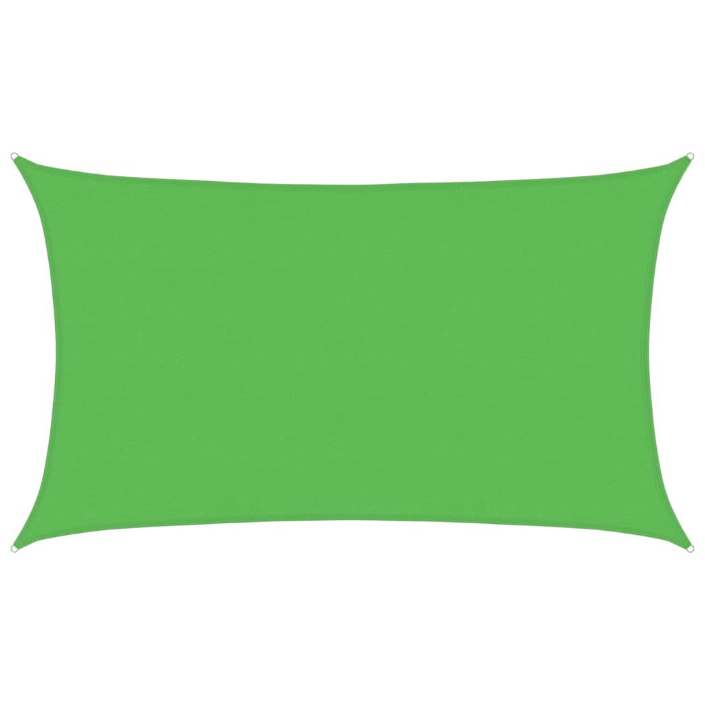 vidaXL Stínící plachta 160 g/m² světle zelená 5 x 8 m HDPE