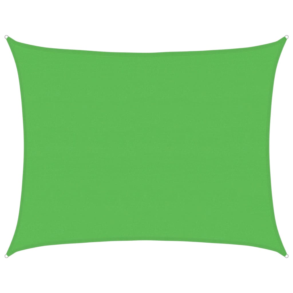 vidaXL StĂ­nĂ­cĂ­ plachta 160 g/mÂ˛ svÄ›tle zelenĂˇ 6 x 7 m HDPE