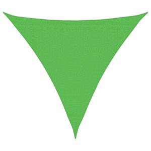 Stínící plachta 160 g/m² světle zelená 3,6 x 3,6 x 3,6 m HDPE - obrázek 2