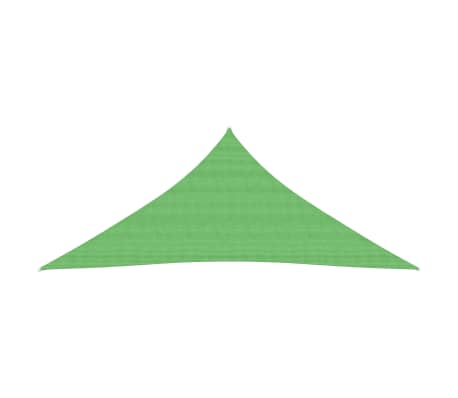 vidaXL Voile d'ombrage 160 g/m² Vert clair 6x6x6 m PEHD