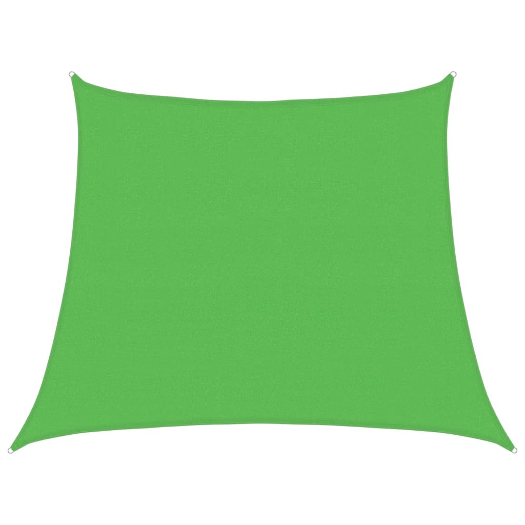 vidaXL Stínící plachta 160 g/m² světle zelená 3/4 x 3 m HDPE