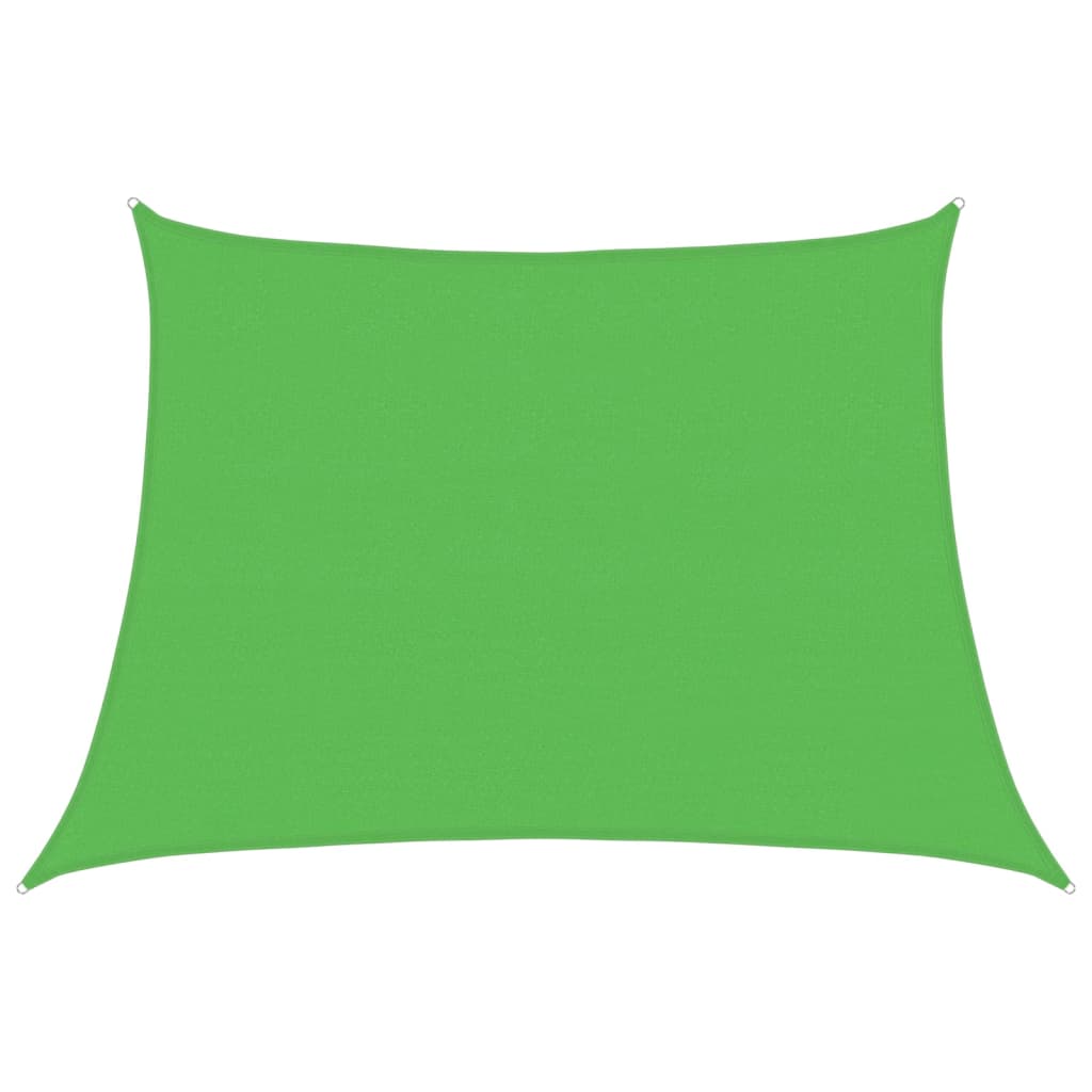 vidaXL Stínící plachta 160 g/m² světle zelená 4/5 x 3 m HDPE