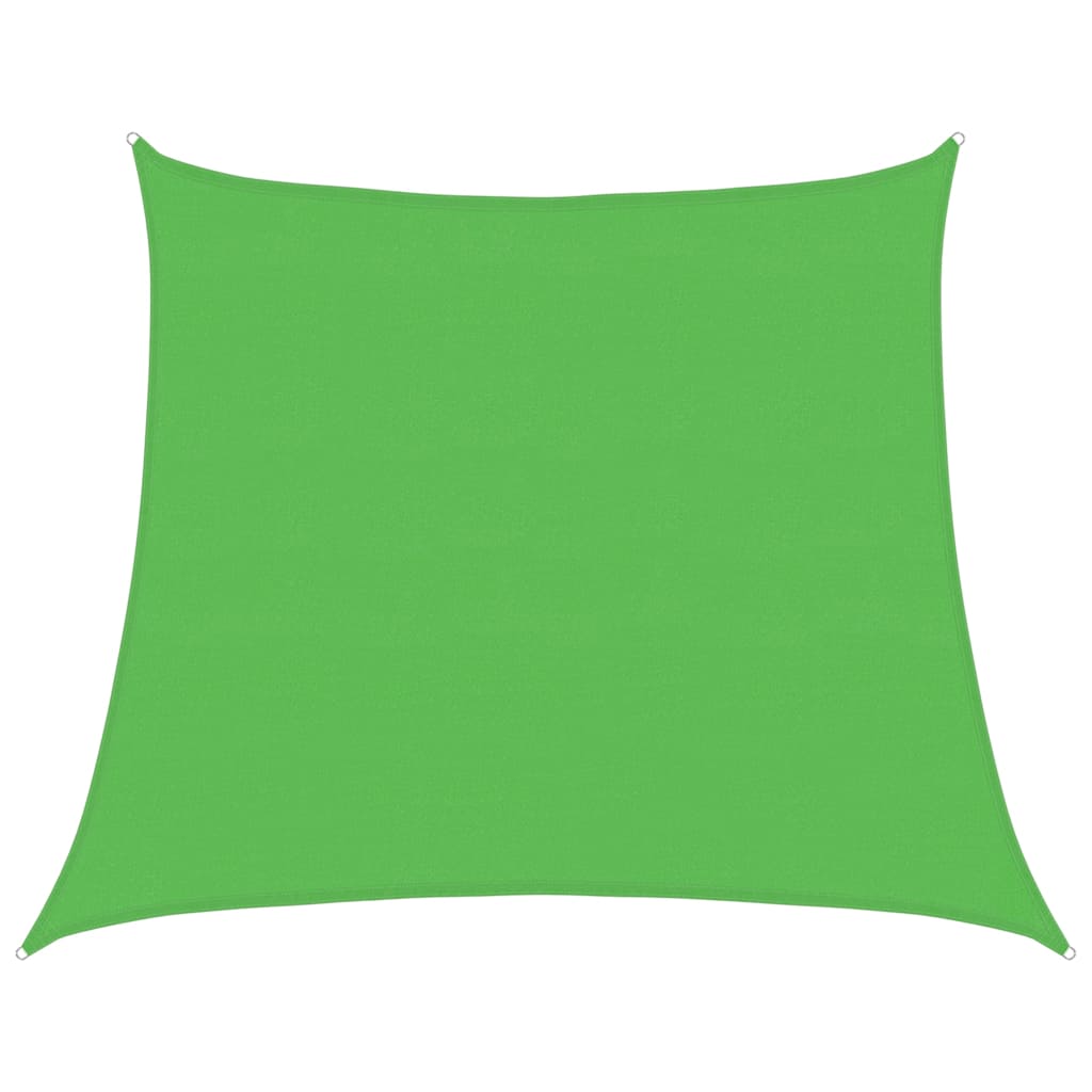 vidaXL Stínící plachta 160 g/m² lichoběžník světle zelená 4/5x4 m HDPE