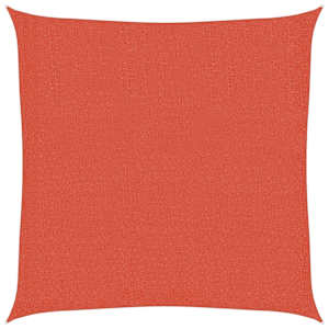 vidaXL p&auml;ikesepuri 160 g/m&sup2; kandiline, terrakota, 2,5 x 2,5 m, HDPE