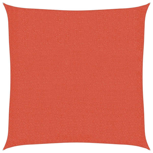 vidaXL p&auml;ikesepuri 160 g/m&sup2; kandiline, terrakota, 2,5 x 2,5 m, HDPE