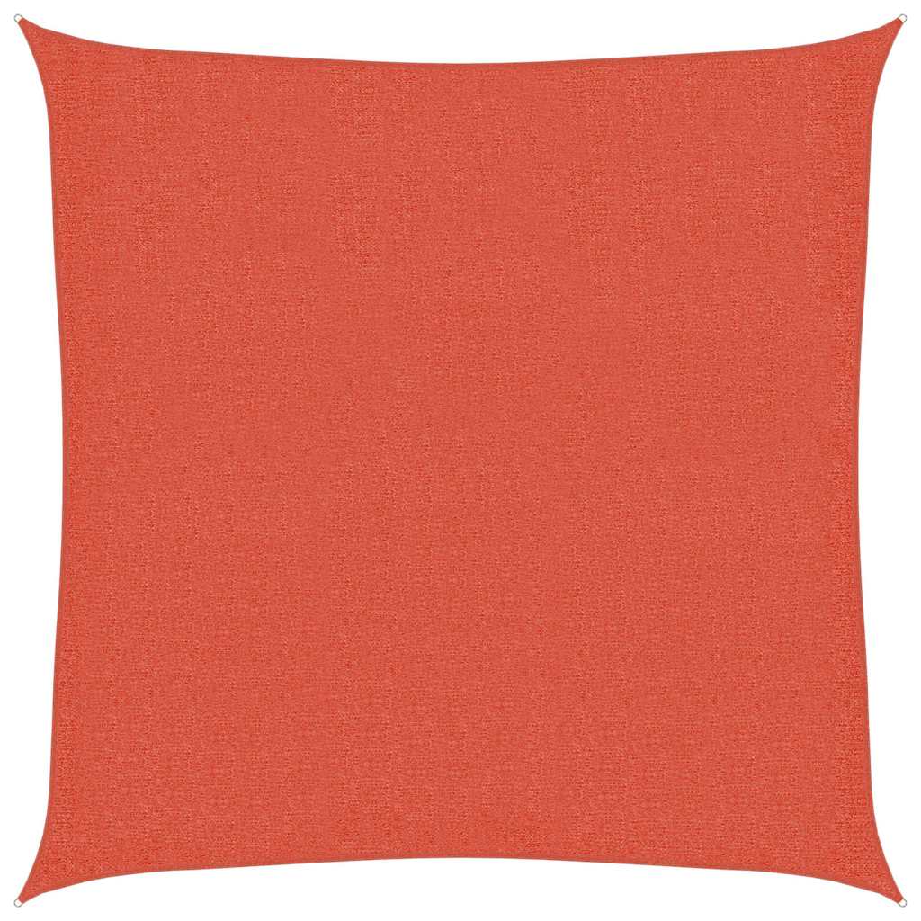 vidaXL Tieniaca plachta 160 g/m² štvorec terakotová 2,5x2,5 m HDPE