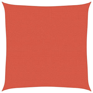 vidaXL p&auml;ikesepuri 160 g/m&sup2; terrakota 7 x 7 m HDPE