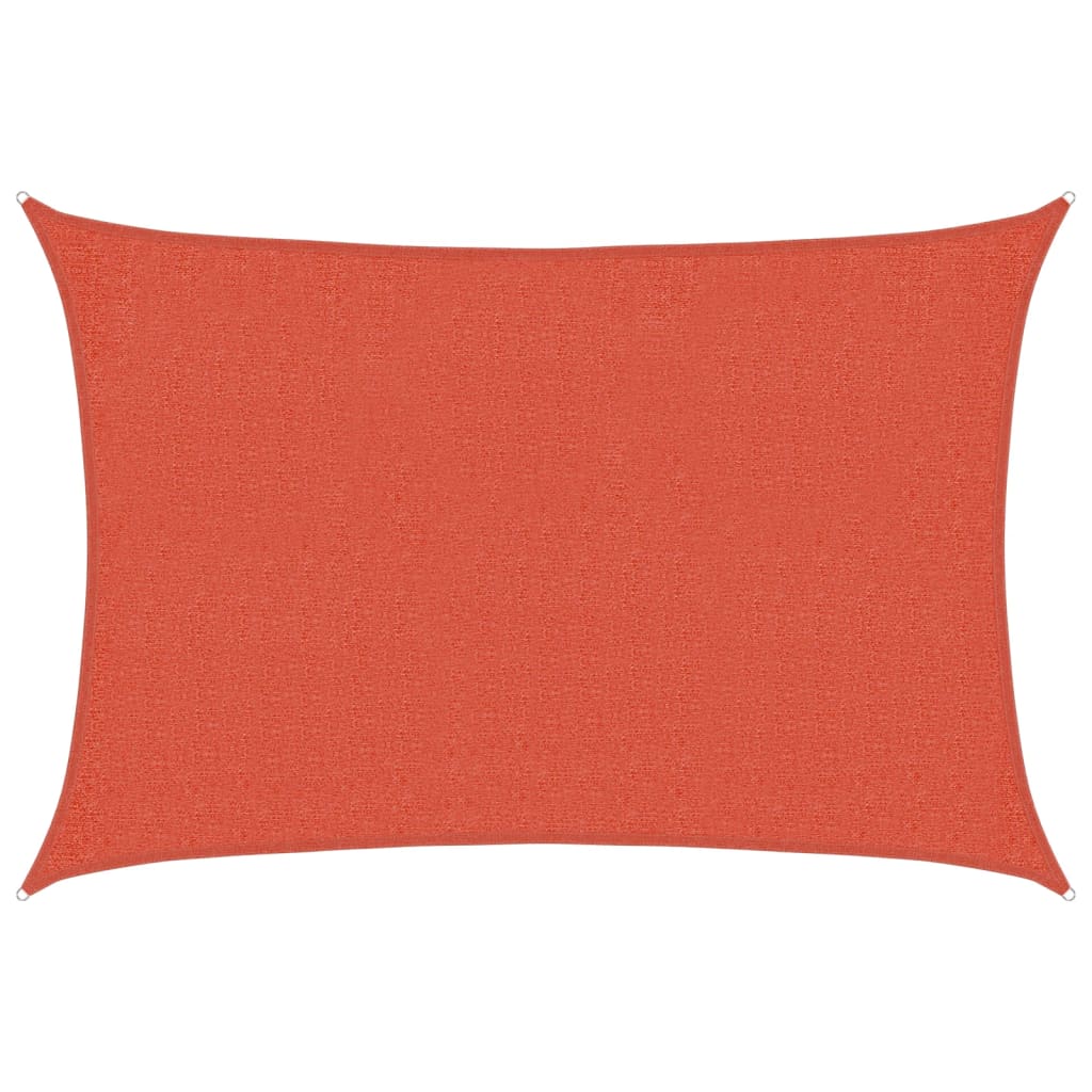 vidaXL Stínicí plachta 160 g/m² terakotová 2 x 2,5 m HDPE