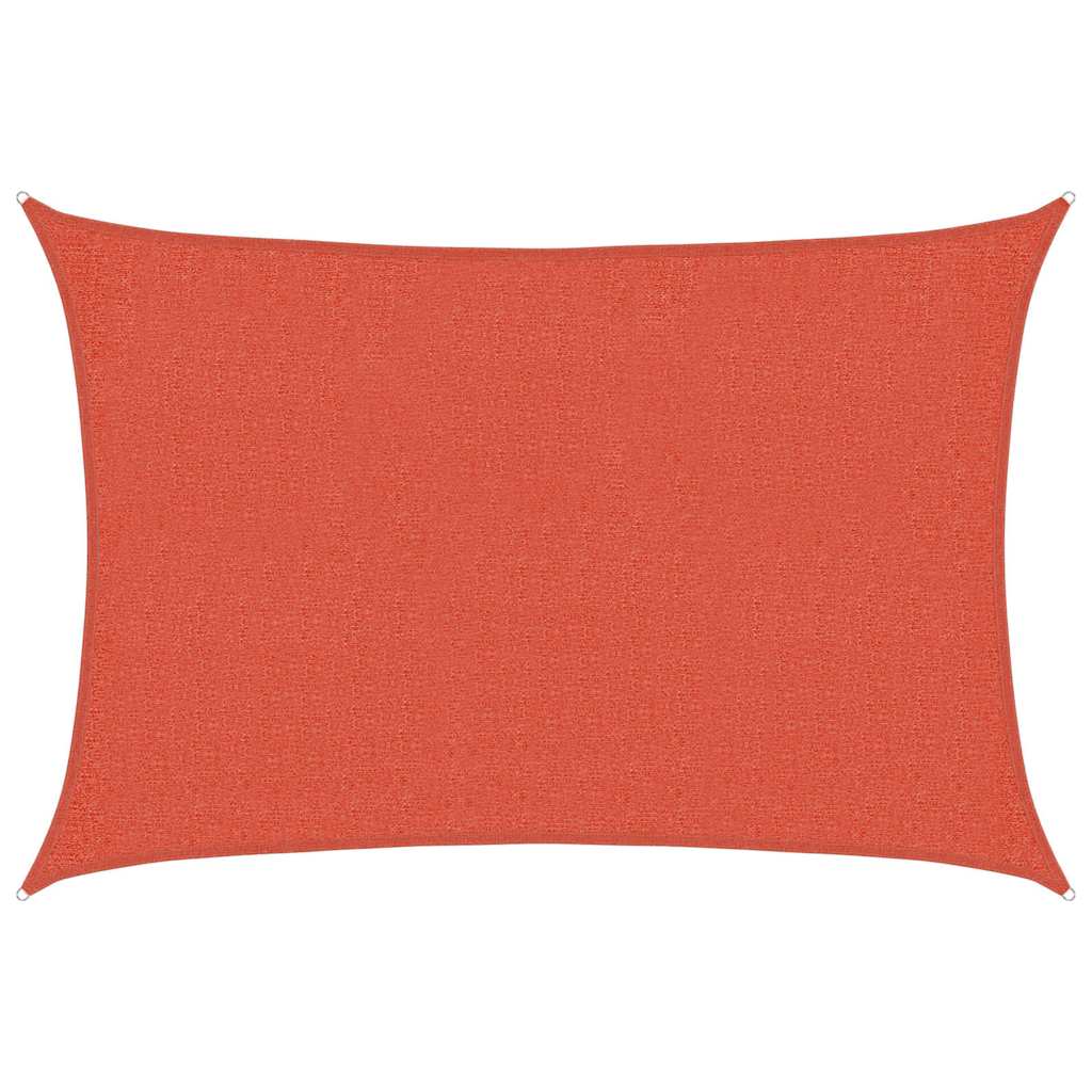Sunshade Sail 160 G/m² Terracotta 2x3 M Hdpe Vidaxl