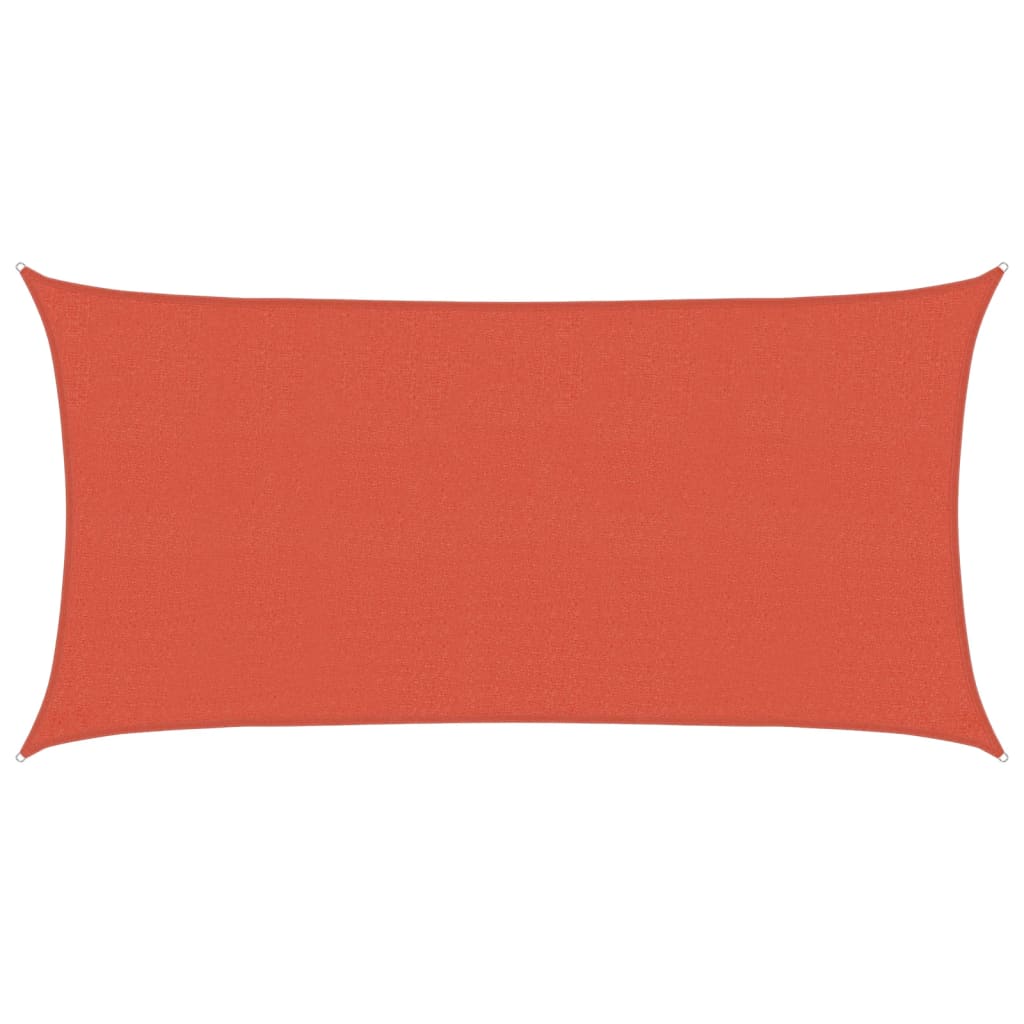 vidaXL StĂ­nĂ­cĂ­ plachta 160 g/mÂ˛ cihlovĂˇ 2 x 4 m HDPE