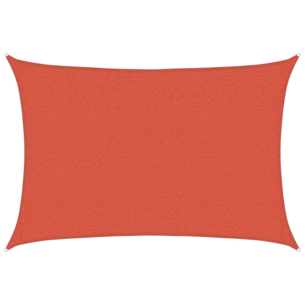 vidaXL Tieniaca plachta 160 g/m² tehlovočervená 2,5x4 m HDPE
