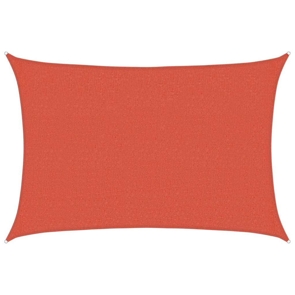 vidaXL Stínící plachta 160 g/m² cihlová 2,5 x 4 m HDPE