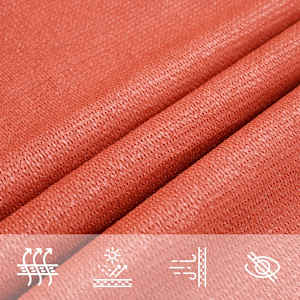 Stínící plachta 160 g/m² cihlová 2,5 x 4 m HDPE - obrázek 7