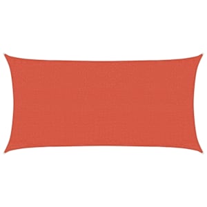 Plachta proti slunci 160 g/m² terakotová 3 x 6 m HDPE - obrázek 2
