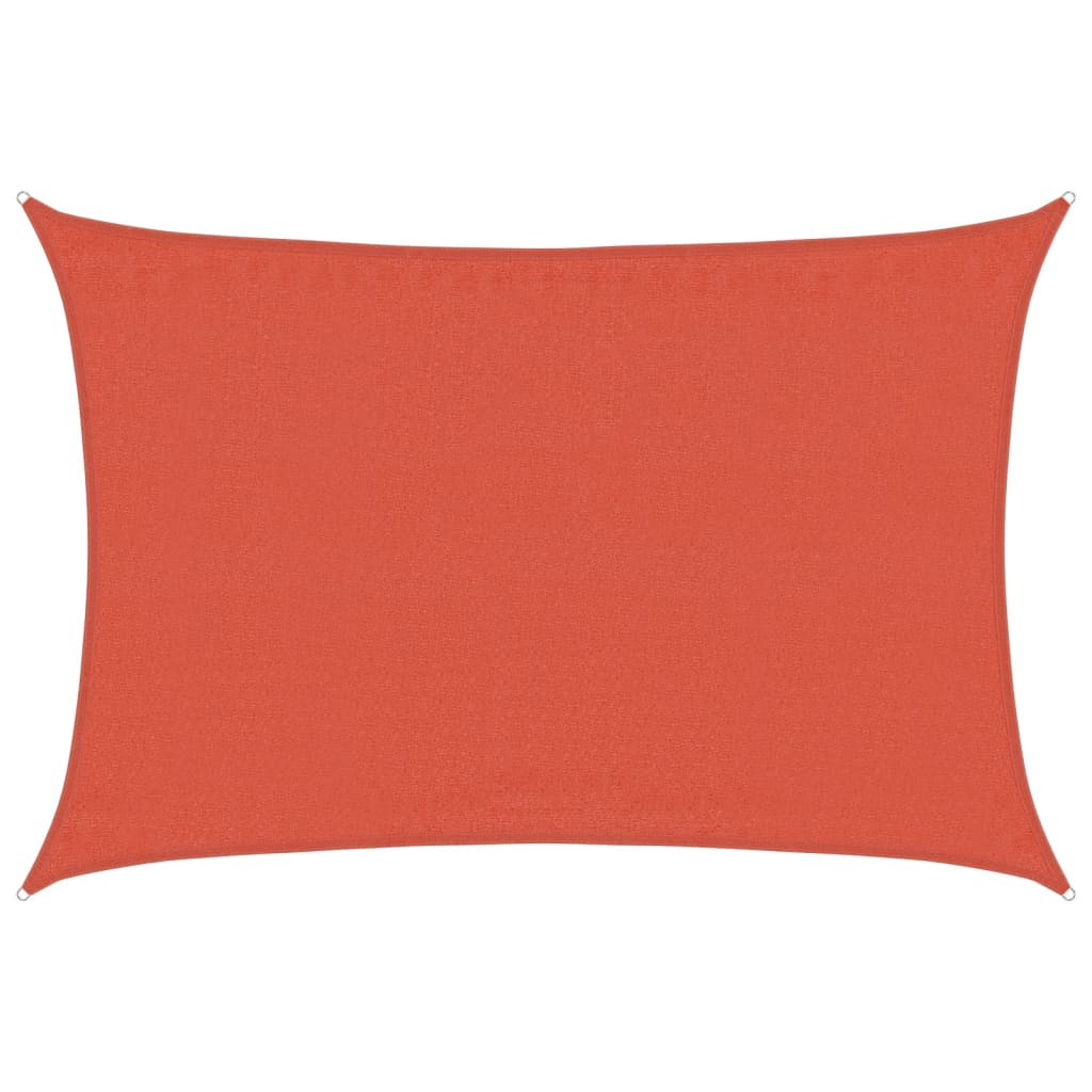 vidaXL Tieniaca plachta 160 g/m² obdĺžniková terakotová 3,5x5 m, HDPE