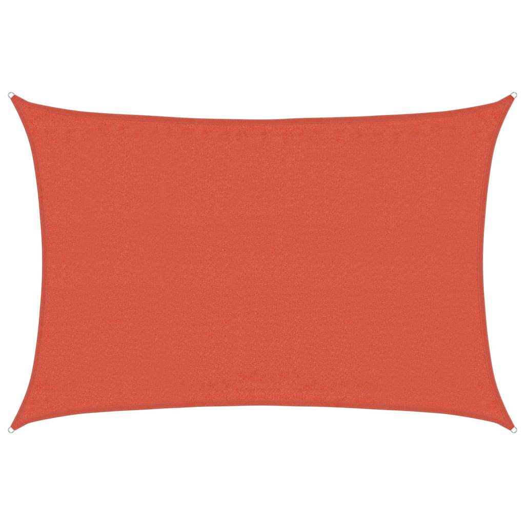vidaXL Plachta proti slunci 160 g/m² obdélník terakota 3,5 x 5 m HDPE