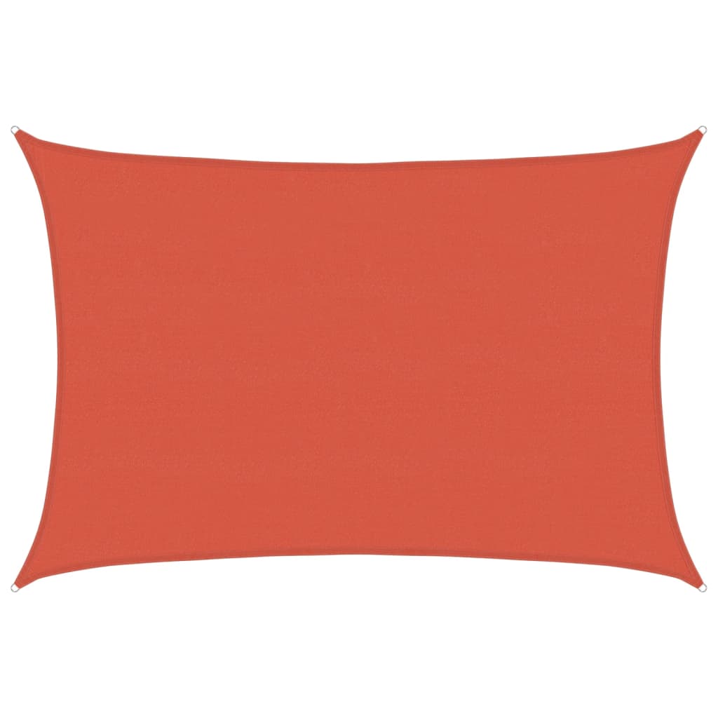 vidaXL päikesepuri 160 g/m² terrakota 5 x 7 m HDPE-image-311357