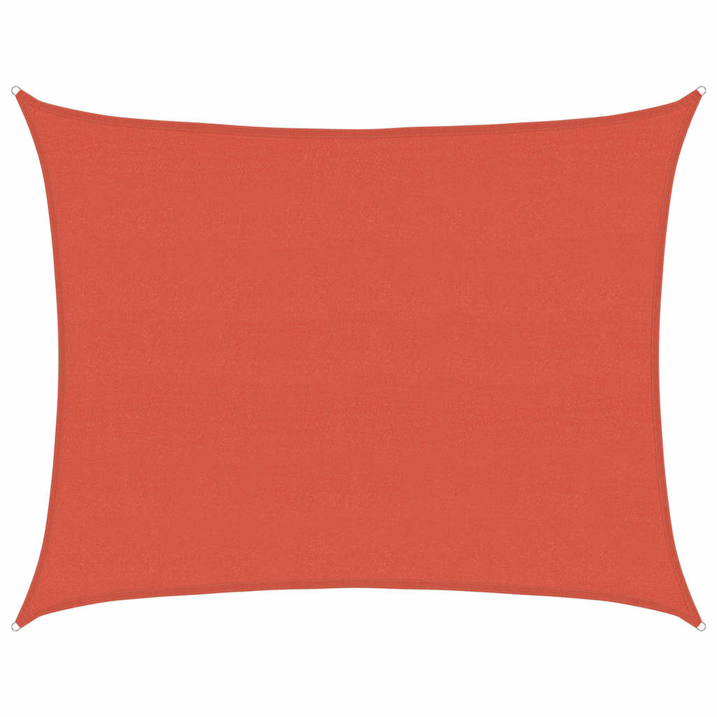 vidaXL Stínící plachta 160 g/m² cihlová 6 x 7 m HDPE