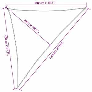 Stínící plachta 160 g/m² cihlová 3 x 4 x 5 m HDPE - obrázek 10
