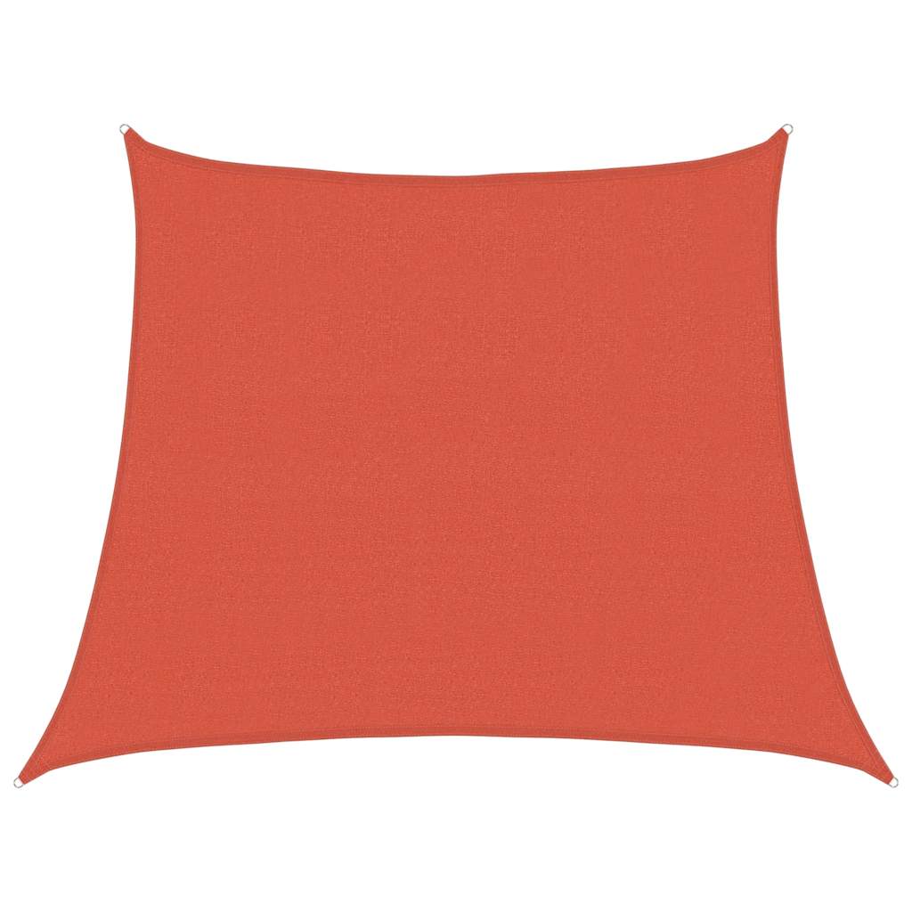 vidaXL Stínicí plachta 160 g/m² lichoběžník terakota 3/4 x 3 m HDPE
