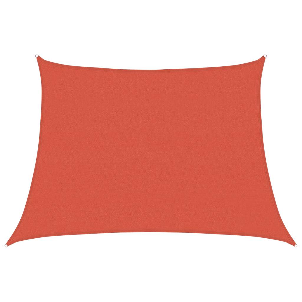 vidaXL Stínicí plachta 160 g/m² lichoběžník terakota 4/5 x 3 m HDPE