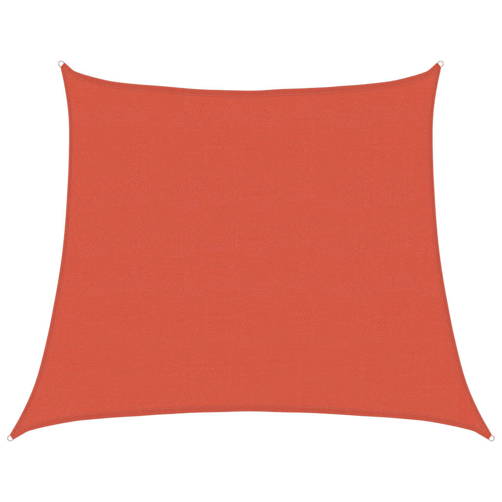 vidaXL Stínicí plachta 160 g/m² lichoběžník terakota 4/5 x 4 m HDPE