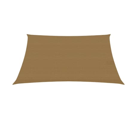 vidaXL Uždanga nuo saulės, taupe spalvos, 2,5x2,5m, HDPE, 160g/m²
