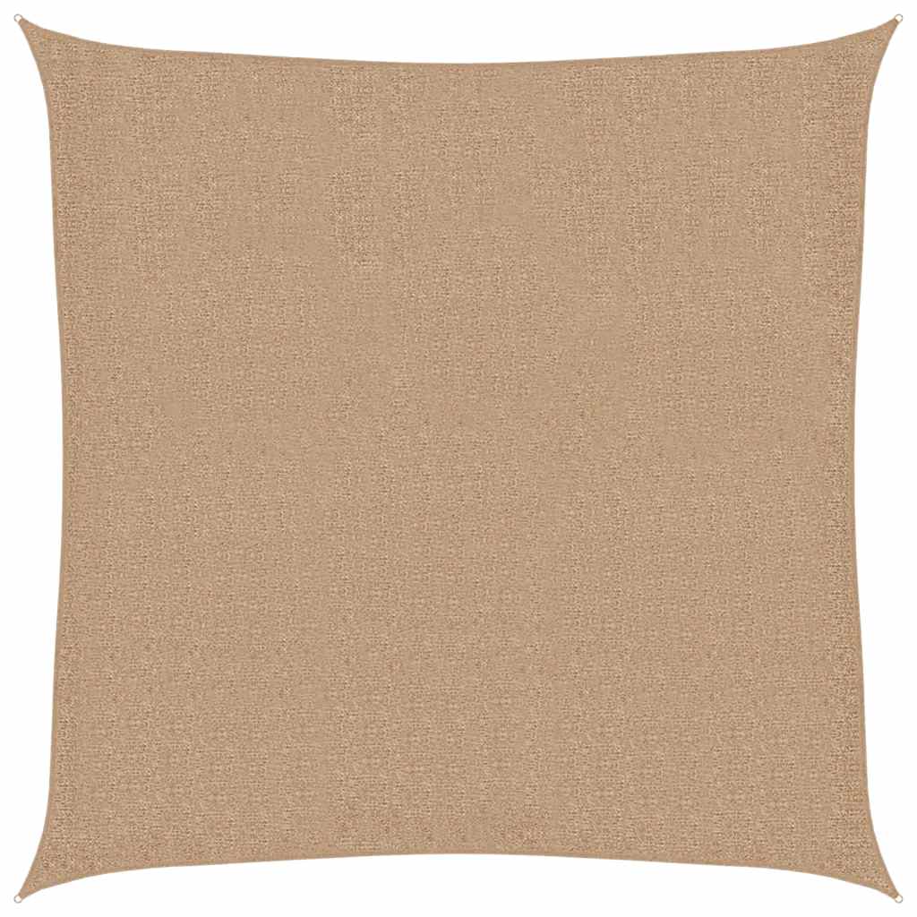 vidaXL Stínící plachta 160 g/m² taupe 3,6 x 3,6 m HDPE