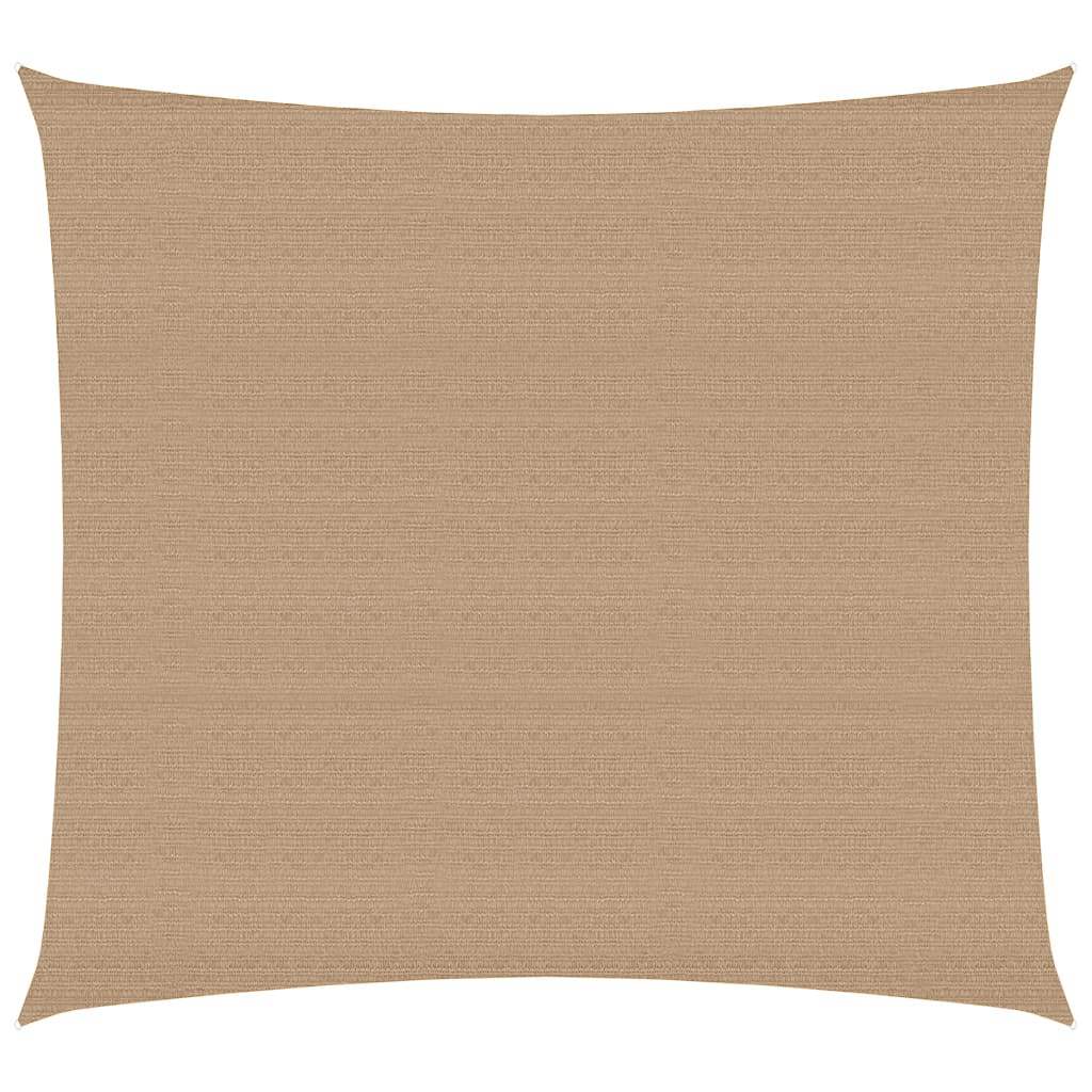 vidaXL Stínící plachta 160 g/m² taupe 4 x 4 m HDPE
