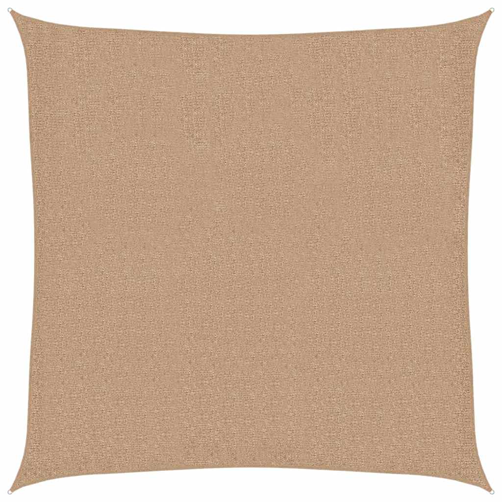 vidaXL StĂ­nicĂ­ plachta 160 g/mÂ˛ taupe 6 x 6 m HDPE