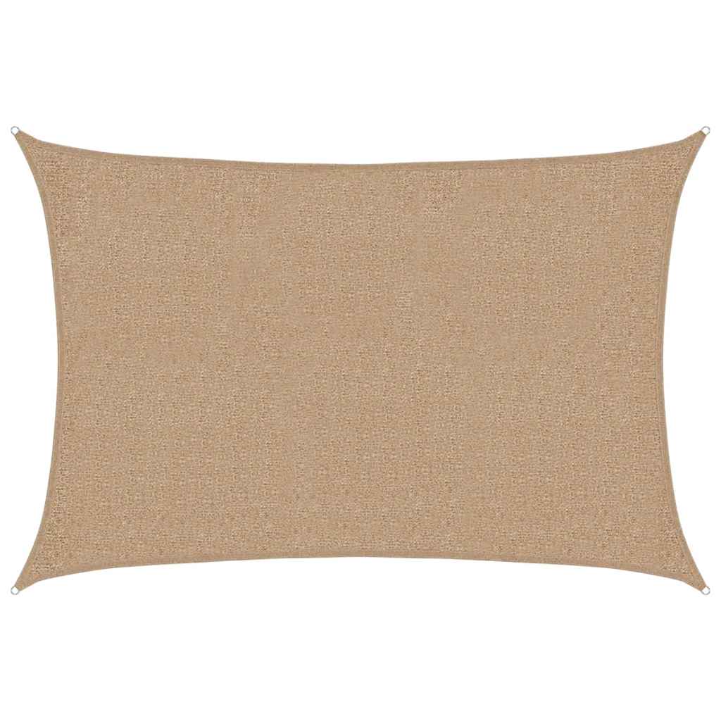 vidaXL Stínící plachta 160 g/m² taupe 2 x 2,5 m HDPE