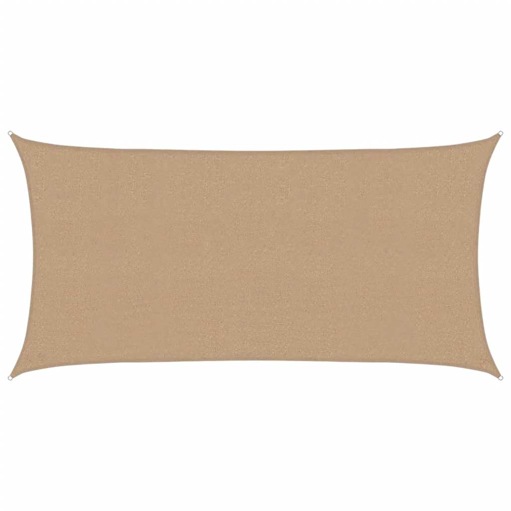 vidaXL Stínící plachta 160 g/m² taupe 2 x 3,5 m HDPE
