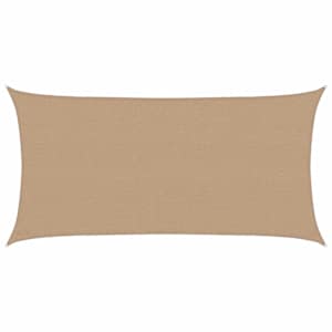 Stínící plachta 160 g/m² taupe 2 x 3,5 m HDPE - obrázek 2
