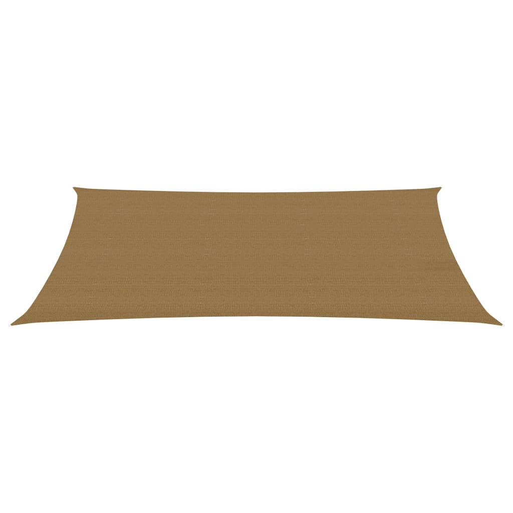 Senčno jadro 160 g/m² taupe 2x4,5 m HDPE