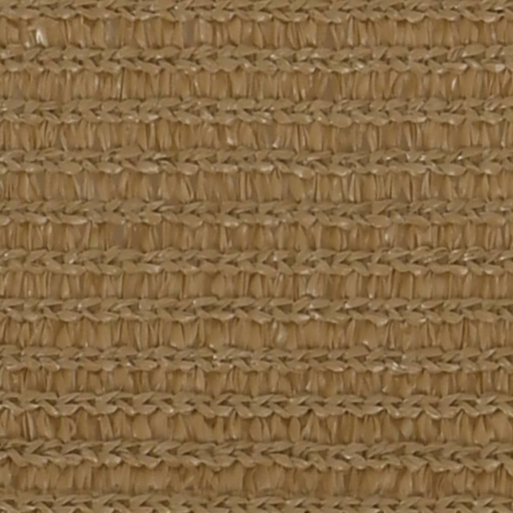 Senčno jadro 160 g/m² taupe 2x4,5 m HDPE