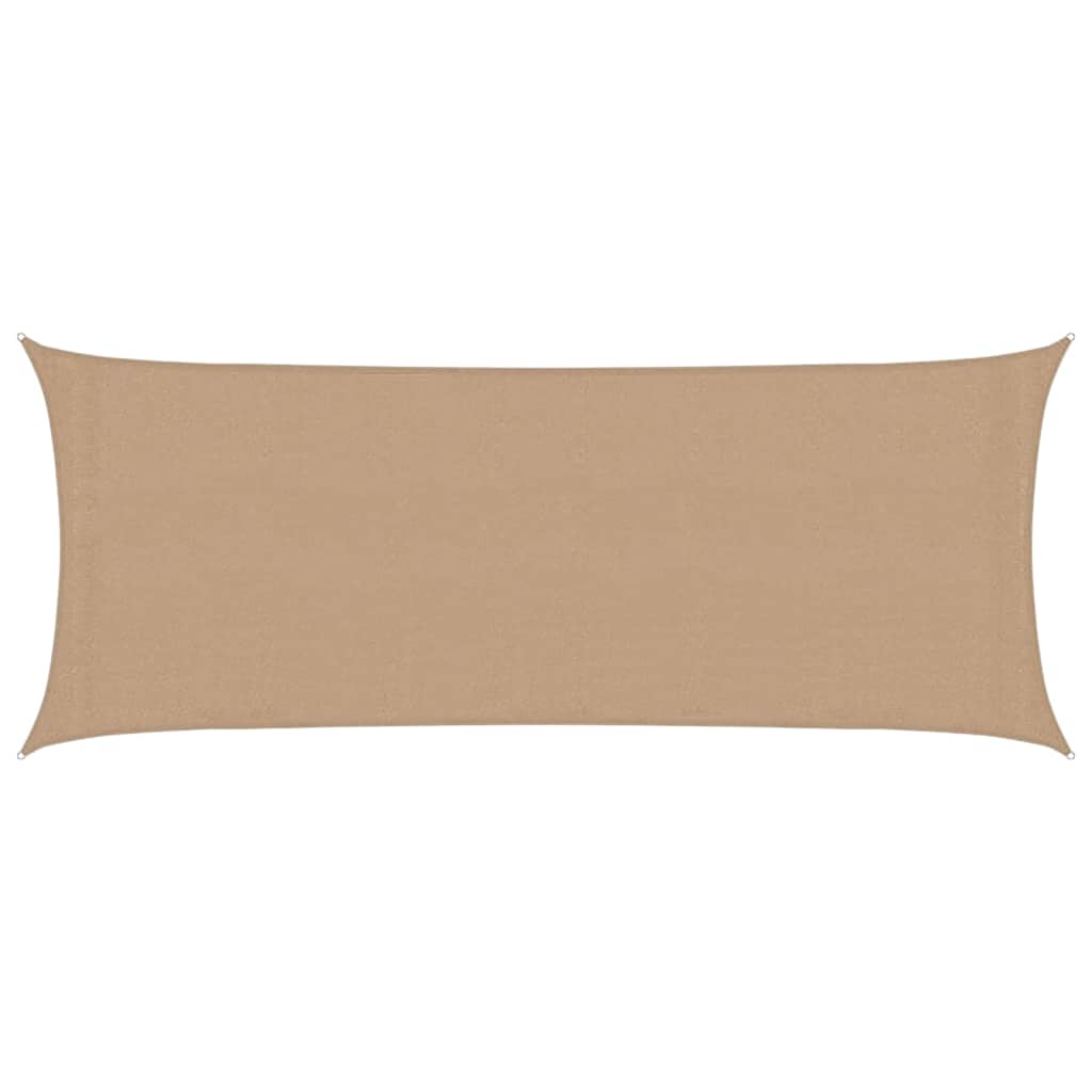 vidaXL Stínící plachta 160 g/m² taupe 2 x 5 m HDPE