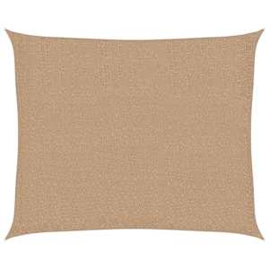 Stínicí plachta 160 g/m² taupe 2,5 x 3 m HDPE - obrázek 2