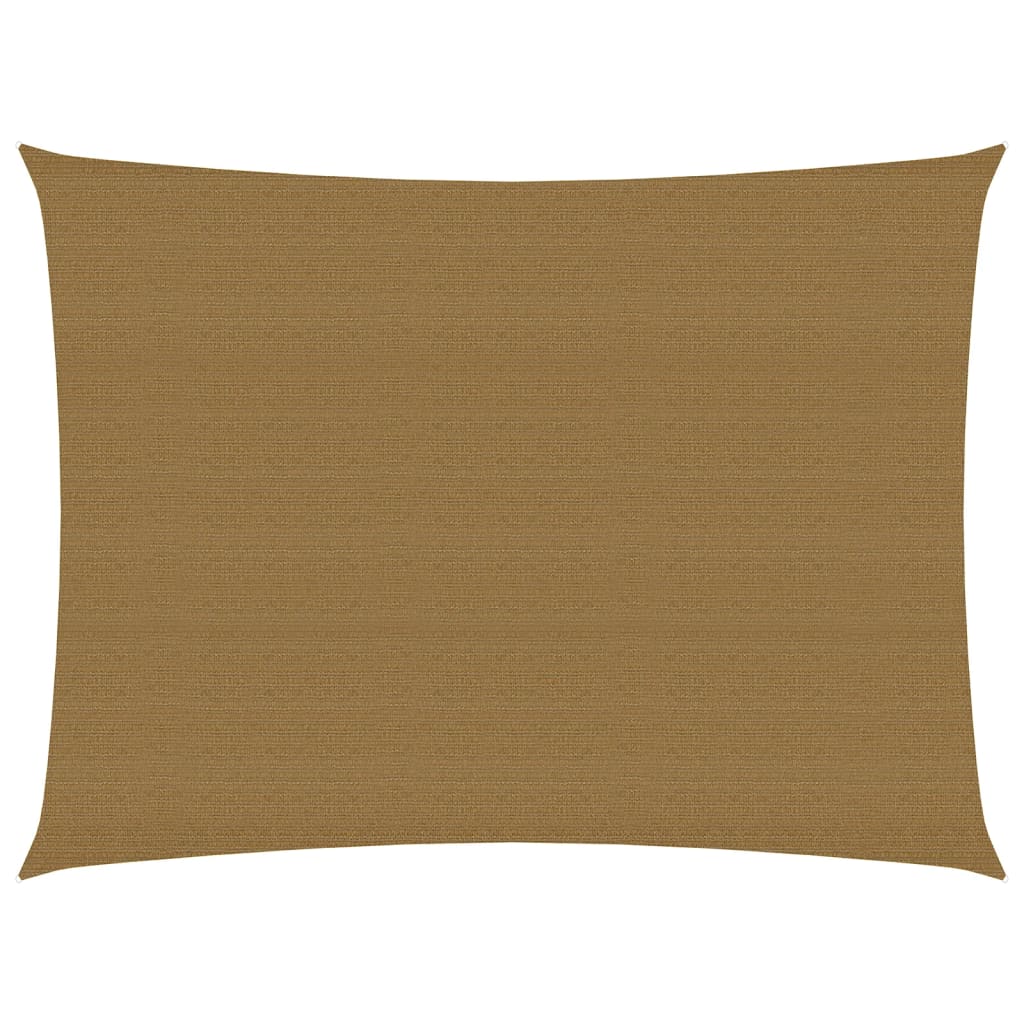 vidaXL Pânză parasolar, gri taupe, 2,5x3,5 m, HDPE, 160 g/m²