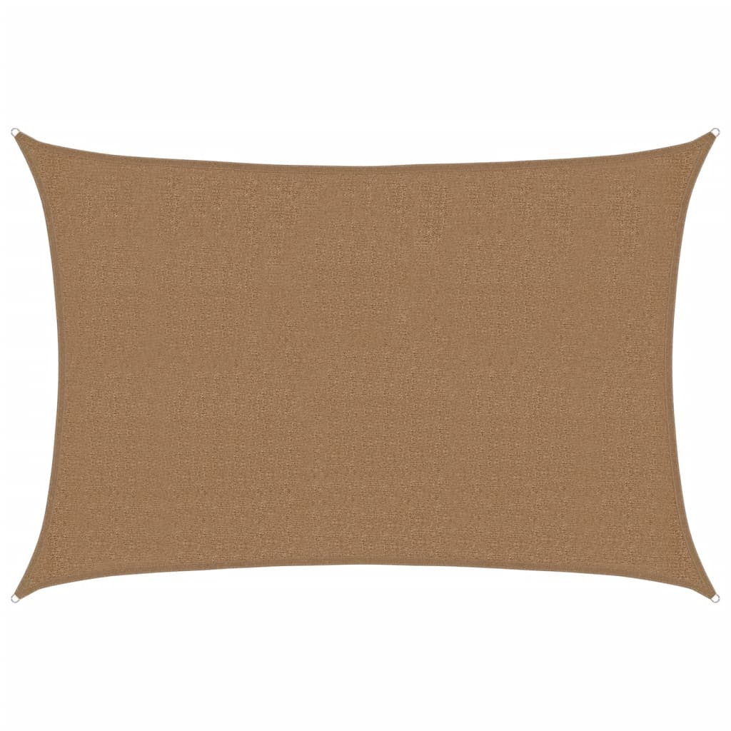 vidaXL Pânză parasolar, gri taupe, 2,5x4 m, HDPE, 160 g/m²