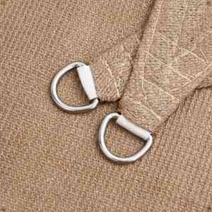 Stínící plachta 160 g/m² taupe 2,5 x 4 m HDPE - obrázek 5