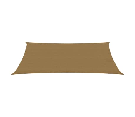 vidaXL Pânză parasolar, gri taupe, 2,5x4,5 m, HDPE, 160 g/m²