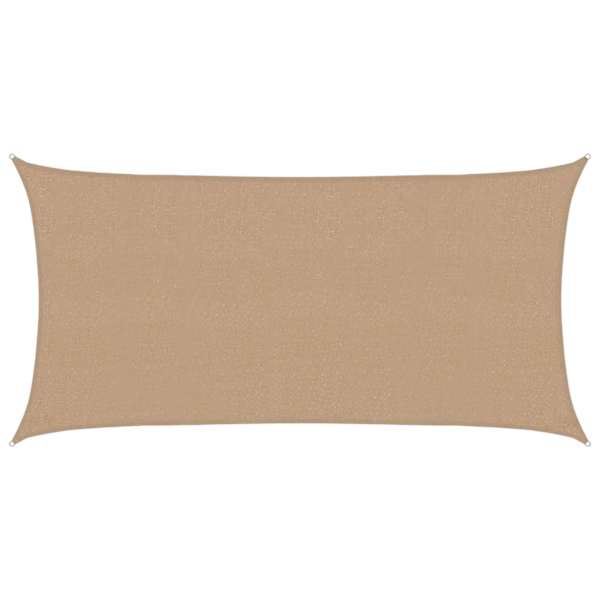 vidaXL p&auml;ikesepuri, 160 g/m&sup2;, pruunikashall, 2,5 x 5 m, HDPE