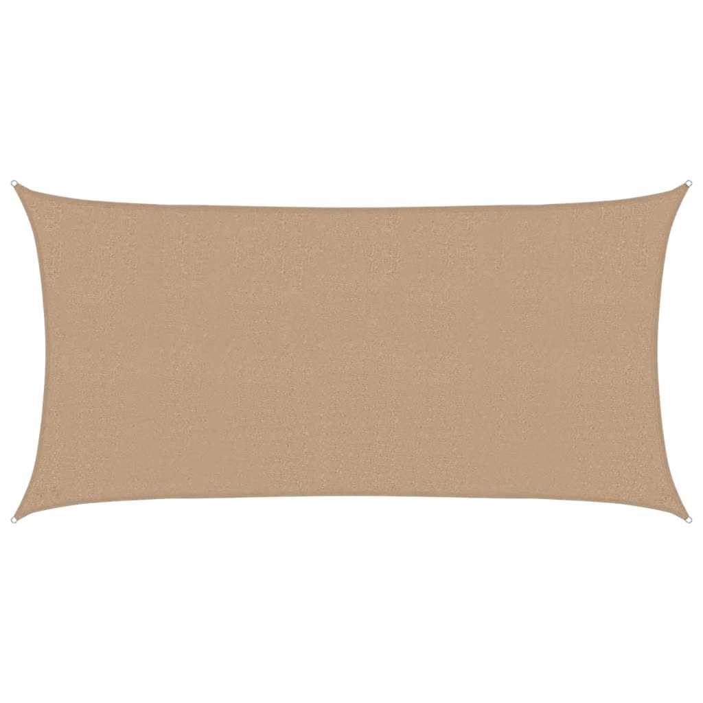 vidaXL Stínící plachta 160 g/m² taupe 2,5 x 5 m HDPE