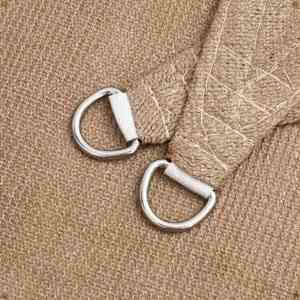 Stínící plachta 160 g/m² taupe 2,5 x 5 m HDPE - obrázek 5
