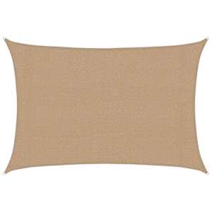 Stínící plachta 160 g/m² taupe 3 x 4 m HDPE - obrázek 2