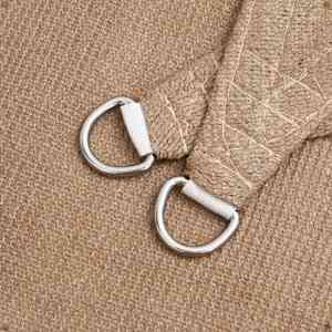Stínící plachta 160 g/m² taupe 3 x 4 m HDPE - obrázek 5