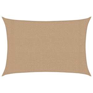 Stínící plachta 160 g/m² taupe 3 x 4,5 m HDPE - obrázek 2